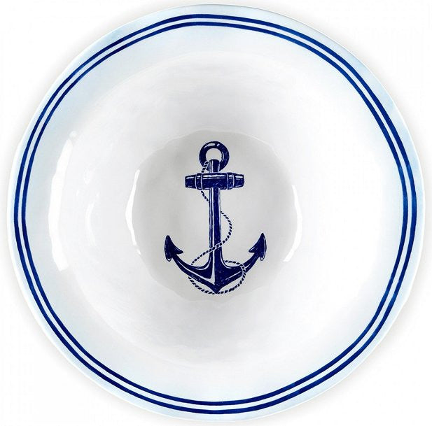 Seafarer Compass Rose Melamine Dinnerware - Nautical Luxuries