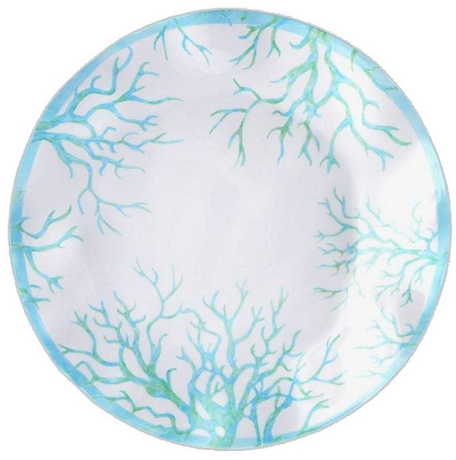 Coral dinnerware top