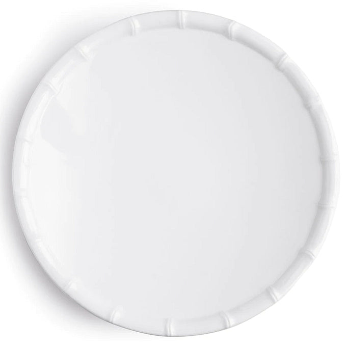 Summer White Bamboo Melamine Dinnerware - Nautical Luxuries