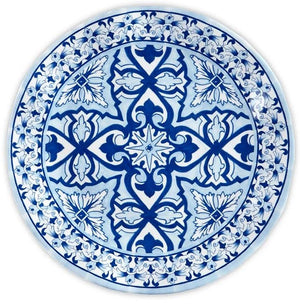 Old World: Reina Azul Luxury Melamine Dinnerware - Nautical Luxuries