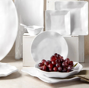 Ocean Swells Square Melamine Dinnerware - Nautical Luxuries
