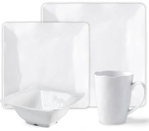 Ocean Swells Square Melamine Dinnerware - Nautical Luxuries