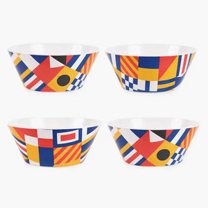 Nautical Code Flags Melamine Dinnerware - Nautical Luxuries