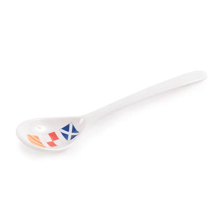 Nautical Code Flags Melamine Kid-Size Dinnerware Set - Nautical Luxuries