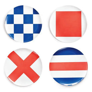 Nautical Code Flags Melamine Dinnerware - Nautical Luxuries