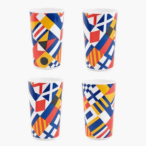 Nautical Code Flags Melamine Dinnerware - Nautical Luxuries