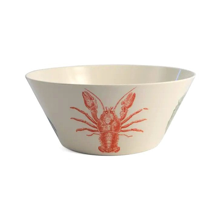 Deep Sea Life Melamine Individual Soup/Cereal Bowls Set - Nautical Luxuries