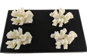 Exotic Coral Napkin Ring  Sets - Nautical Luxuries