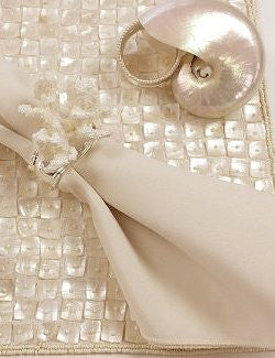 Mother of Pearl Placemats & Table Runners - Nautical Luxuries