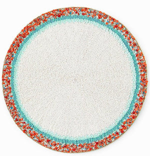 Amalfi Dawn Hand-Beaded Luxury Placemats - Nautical Luxuries