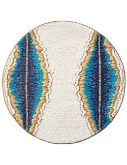 Polynesian Horizon Beaded Placemat Set - Nautical Luxuries