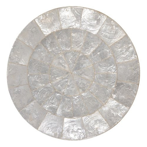 Kim Seybert Round Capiz Shell Placemat Sets Nautical Luxuries