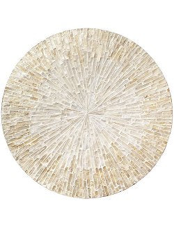 Hand-Cut Capiz Shell Tiles Placemat Set - Nautical Luxuries