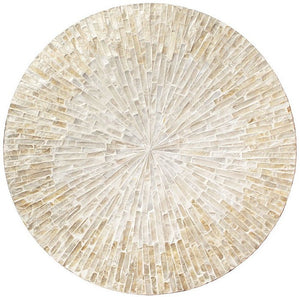 Hand-Cut Capiz Shell Tiles Placemat Set - Nautical Luxuries