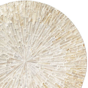Hand-Cut Capiz Shell Tiles Placemat Set - Nautical Luxuries