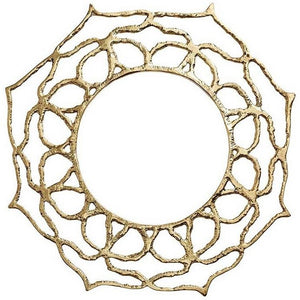 Luxury Metallic Openwork Charger Sets - Nautical Luxuries