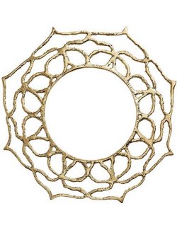 Luxury Metallic Openwork Charger Sets - Nautical Luxuries