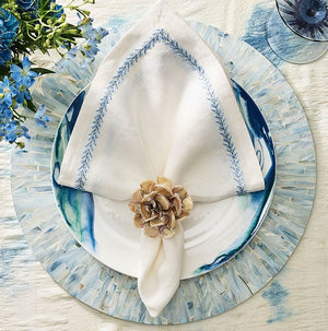Tahiti Dawn Capiz Shell Placemat Set - Nautical Luxuries