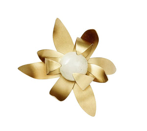 Crystal Sea Flower Napkin Ring Set - Nautical Luxuries