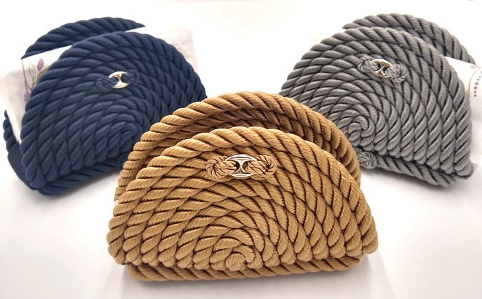 Italian Design Rope Napkin Holder - Nautical Luxuries