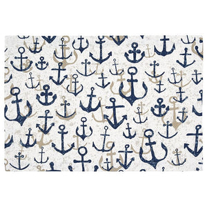 Rustic Anchors Table Linens - Nautical Luxuries
