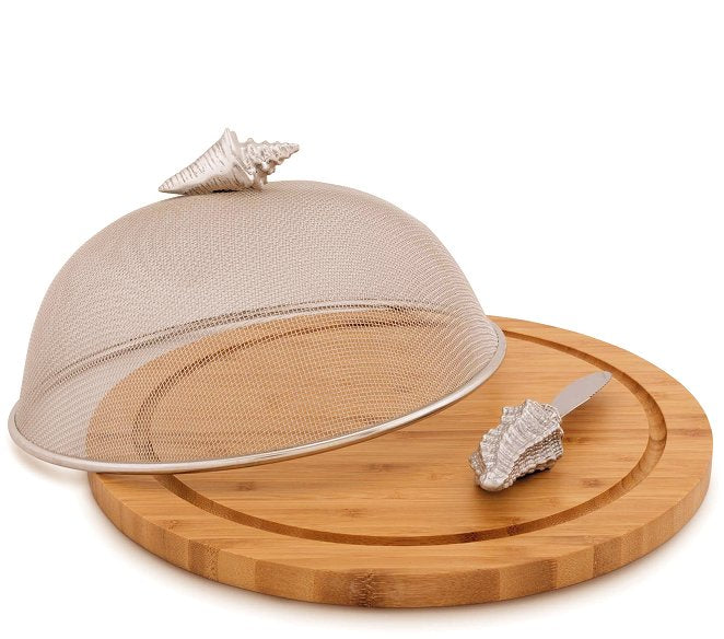 Beach Picnic Covered Serving Board Set - Nautical Luxuries