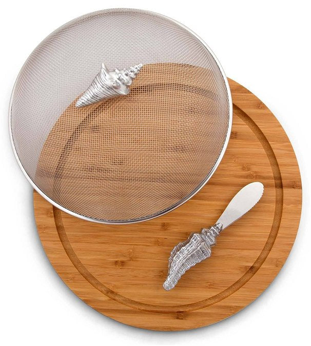 Beach Picnic Covered Serving Board Set - Nautical Luxuries