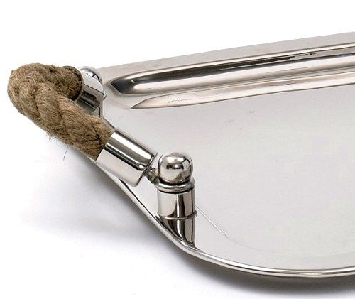 Rope Handled Nautical Serving Tray - Nautical Luxuries