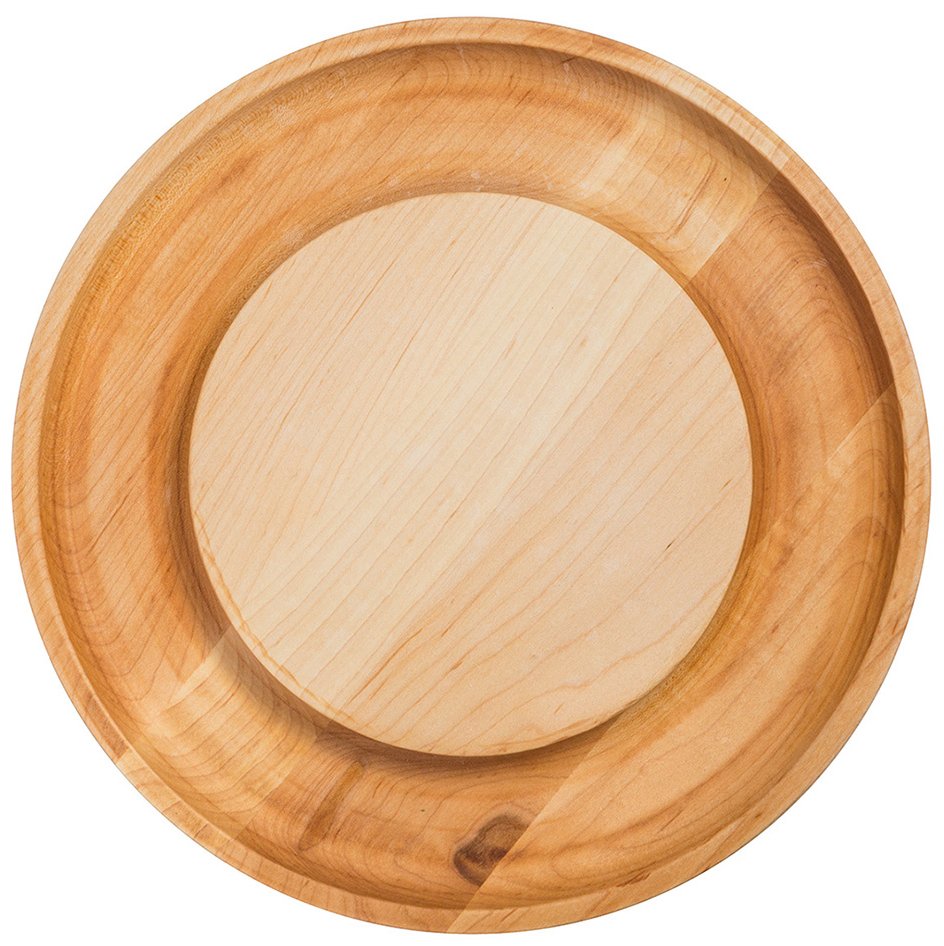 Entertaining In-The-Round Maple Wood Serving Boards - Nautical Luxuries