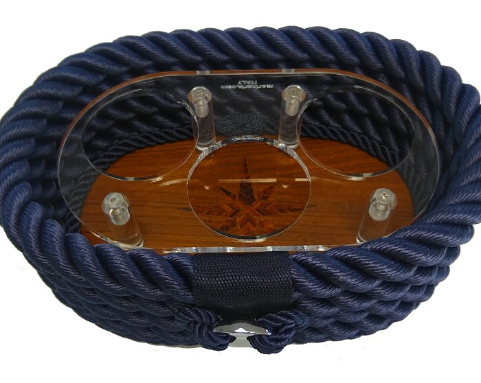 Italian Coiled Rope Catch-All Holder - Nautical Luxuries