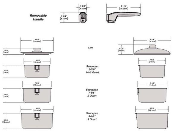 Pro-Style Space-Saver Boat 12-Pc. Cookware Set - Nautical Luxuries