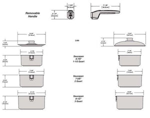 Pro-Style Space-Saver Boat 12-Pc. Cookware Set - Nautical Luxuries