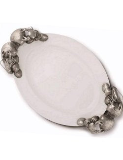 Fisherman's Bounty Porcelain Oval Serving Platter - Nautical Luxuries