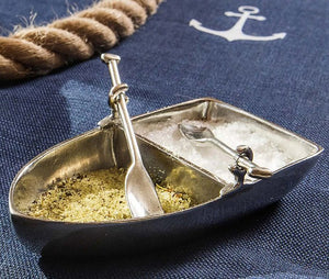 Miniature Rowboat Condiment/Spice Server - Nautical Luxuries