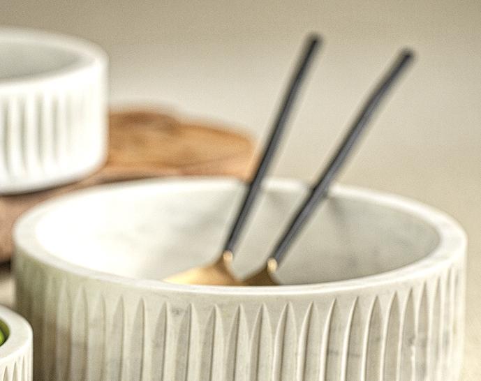 Coastal Chic Hammered Brass Server Set - Nautical Luxuries