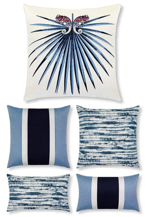 Tropics Chameleon Sunbrella® Outdoor Pillows - Nautical Luxuries