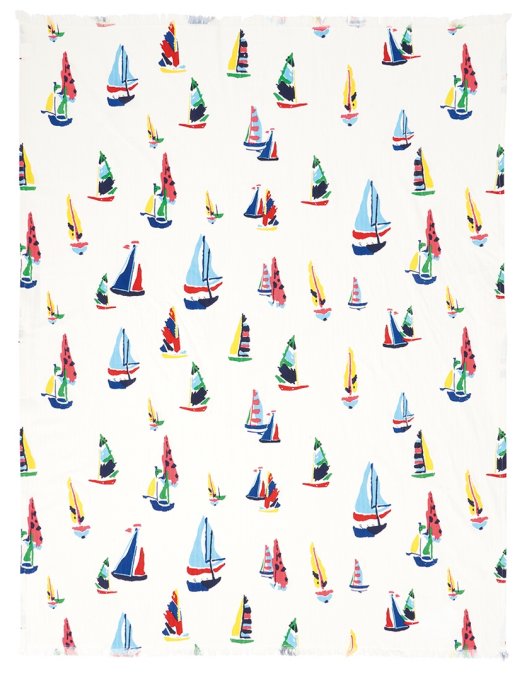 Euro Coastal Sailing Life Summer Throw - Nautical Luxuries