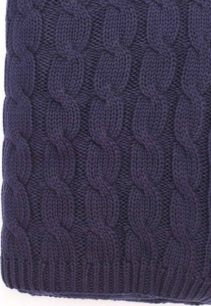 Seafarer's Cable Knit Cotton Throws - Nautical Luxuries