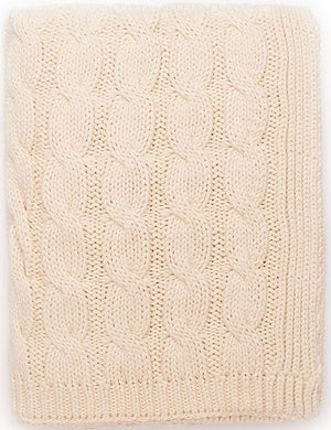 Seafarer's Cable Knit Cotton Throws - Nautical Luxuries