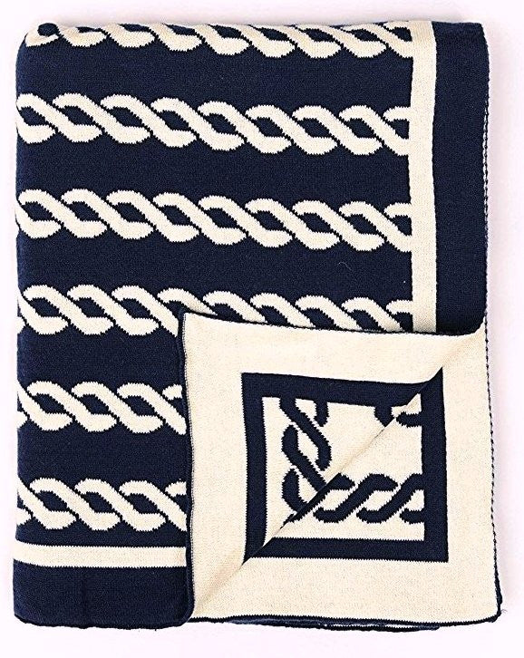 Nautical Classics Medium Weight Cotton Throws - Nautical Luxuries