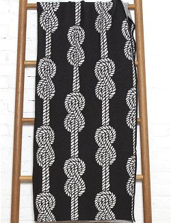 Knotted Up Eco-Conscious Throw - Nautical Luxuries