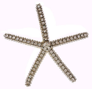 Swarovski Crystal Starfish Accents Set - Nautical Luxuries