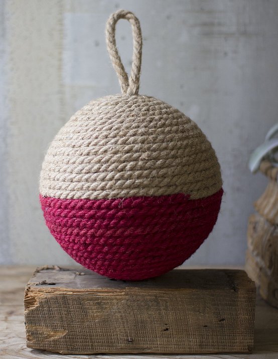 Jute Rope Fishing Float Sphere - Nautical Luxuries