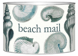 Exotic Shells Decoupage Beach Mail Organizer - Nautical Luxuries