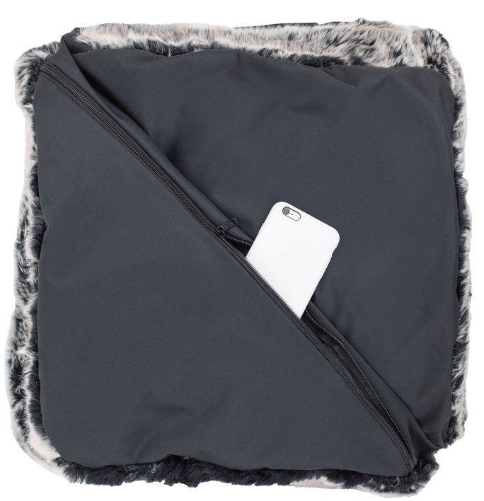 Yacht Furs Luxury Weatherproof Blanket/Silver Fox - Nautical Luxuries