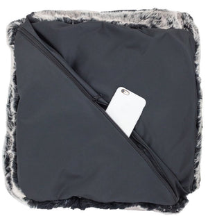 Yacht Furs Luxury Weatherproof Blanket/Silver Fox - Nautical Luxuries