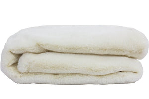 Yacht Furs Luxury Weatherproof Blanket/White Mink - Nautical Luxuries