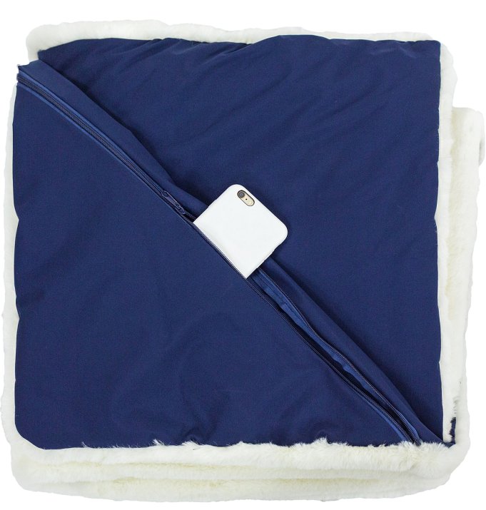Yacht Furs Luxury Weatherproof Blanket/White Mink - Nautical Luxuries