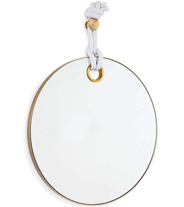 Knotted Round Wall Mirror - Nautical Luxuries