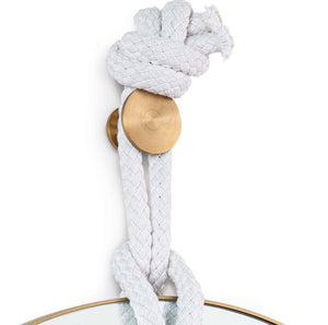 Knotted Round Wall Mirror - Nautical Luxuries